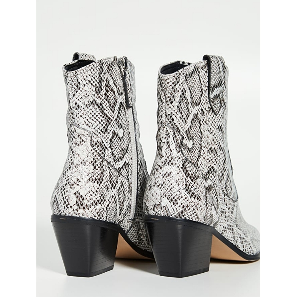 Gorgeous Villa Rouge Snake Embossed Booties - Picture 5 of 6